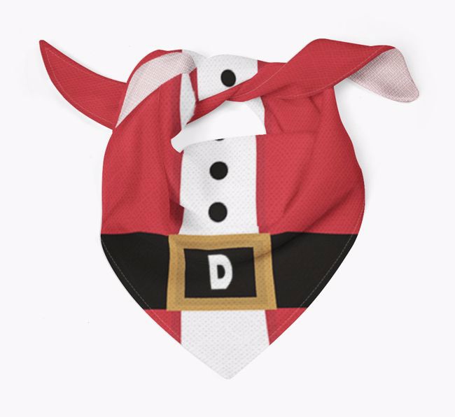 Santa Suit : Personalized {breedFullName} Christmas Bandana 
